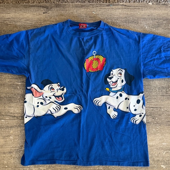 Disney vintage 101 Dalmatians, single stitch top and bottom, graphic shirt. - Picture 1 of 8